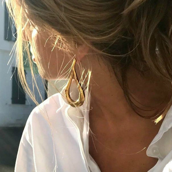 Metallic Gold Earrings