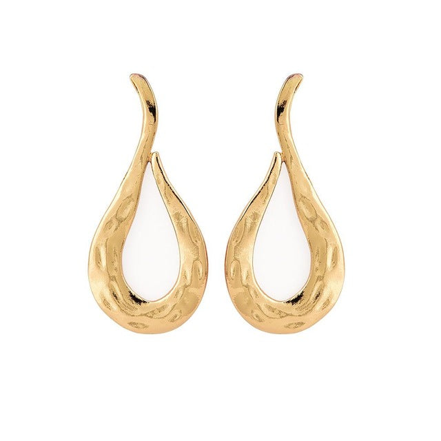 Metallic Gold Earrings