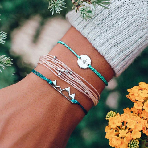 Bohemian Rope Bracelet /3pcs