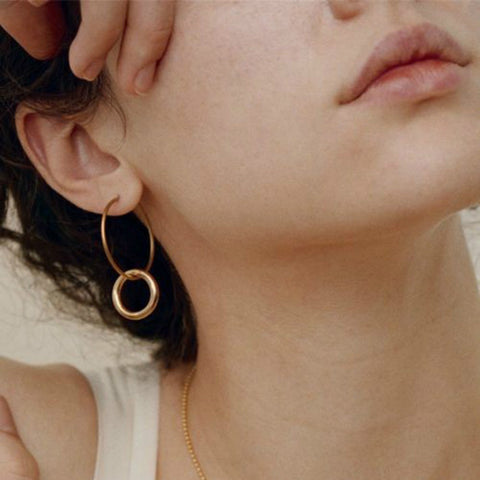 Circle Hoop Earrings