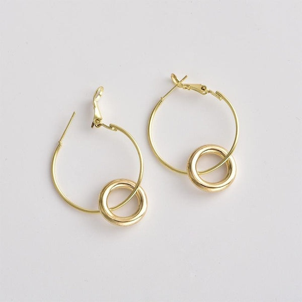 Circle Hoop Earrings