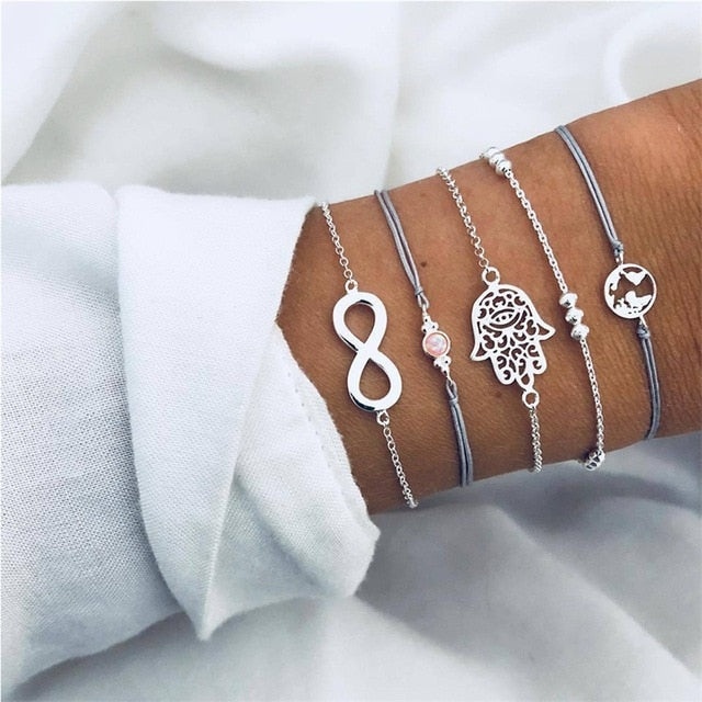 Bohemian Bracelet Set /5pcs