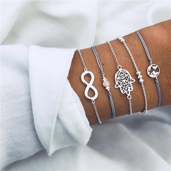 Bohemian Bracelet Set /5pcs