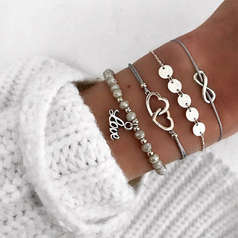 Vintage Bracelet Set /4pcs