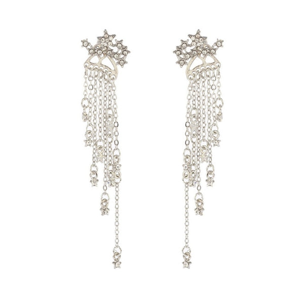 Crystal Chain Earrings