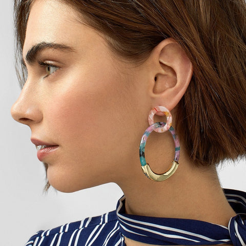 Colorful Leopard Earrings