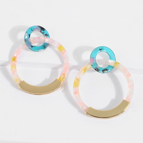 Colorful Leopard Earrings