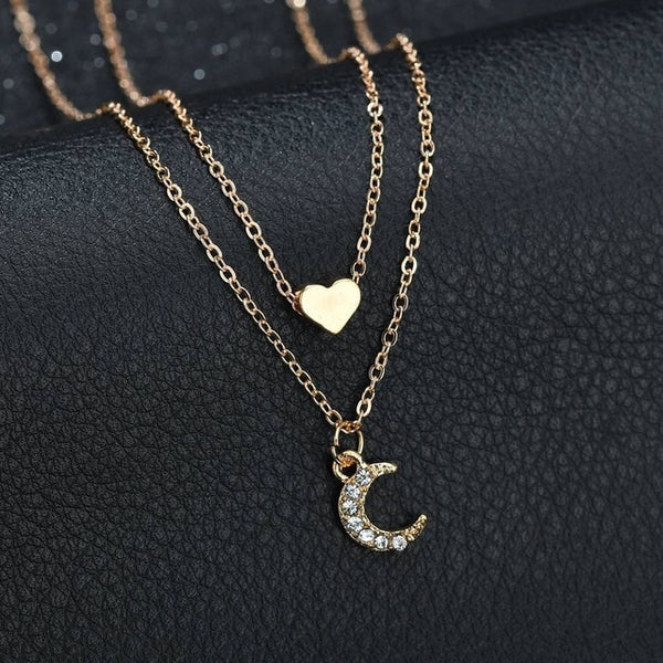 Gold Color Bohemian Multi-Layer Necklace