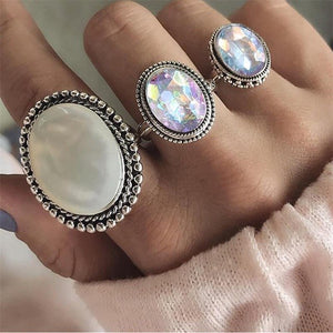 Silver Ring Set /3pcs