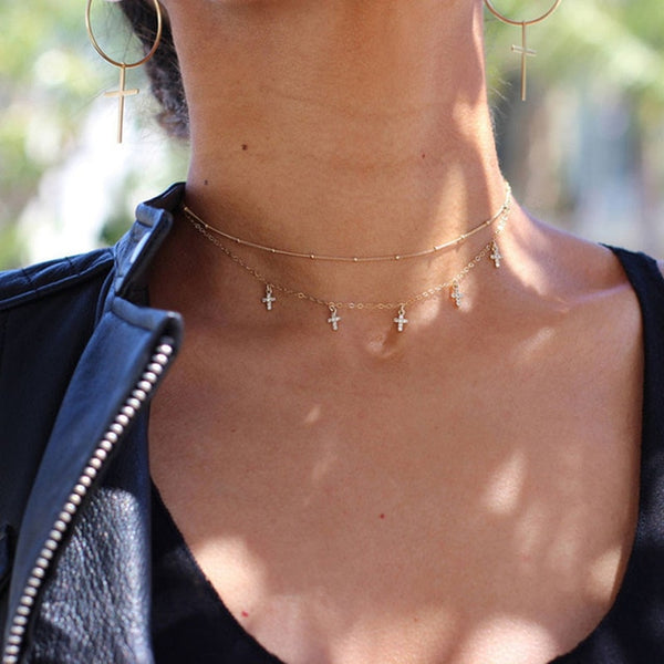 Crystal Multi-Layer Necklace